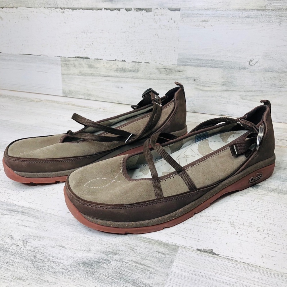 Chaco Womens Mary Jane Slip On Shoes Sz 10.5